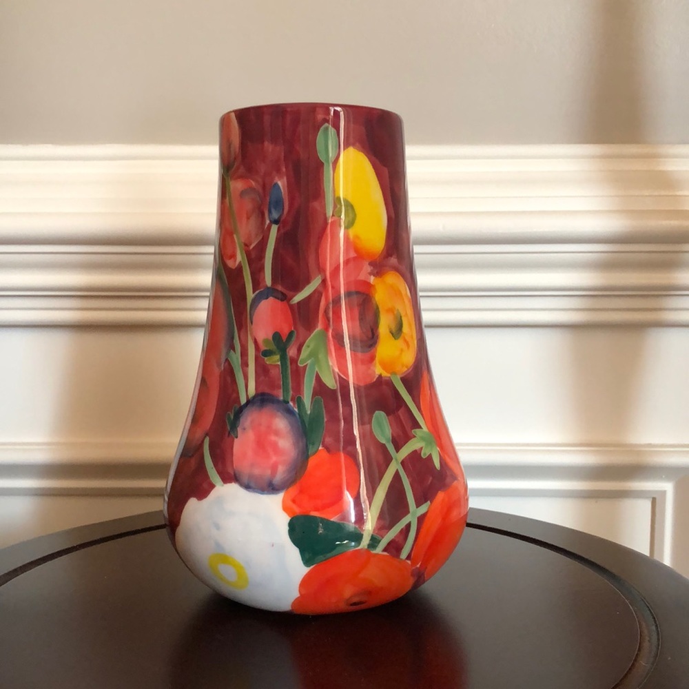Anthropologie Lizzie Floral Vase